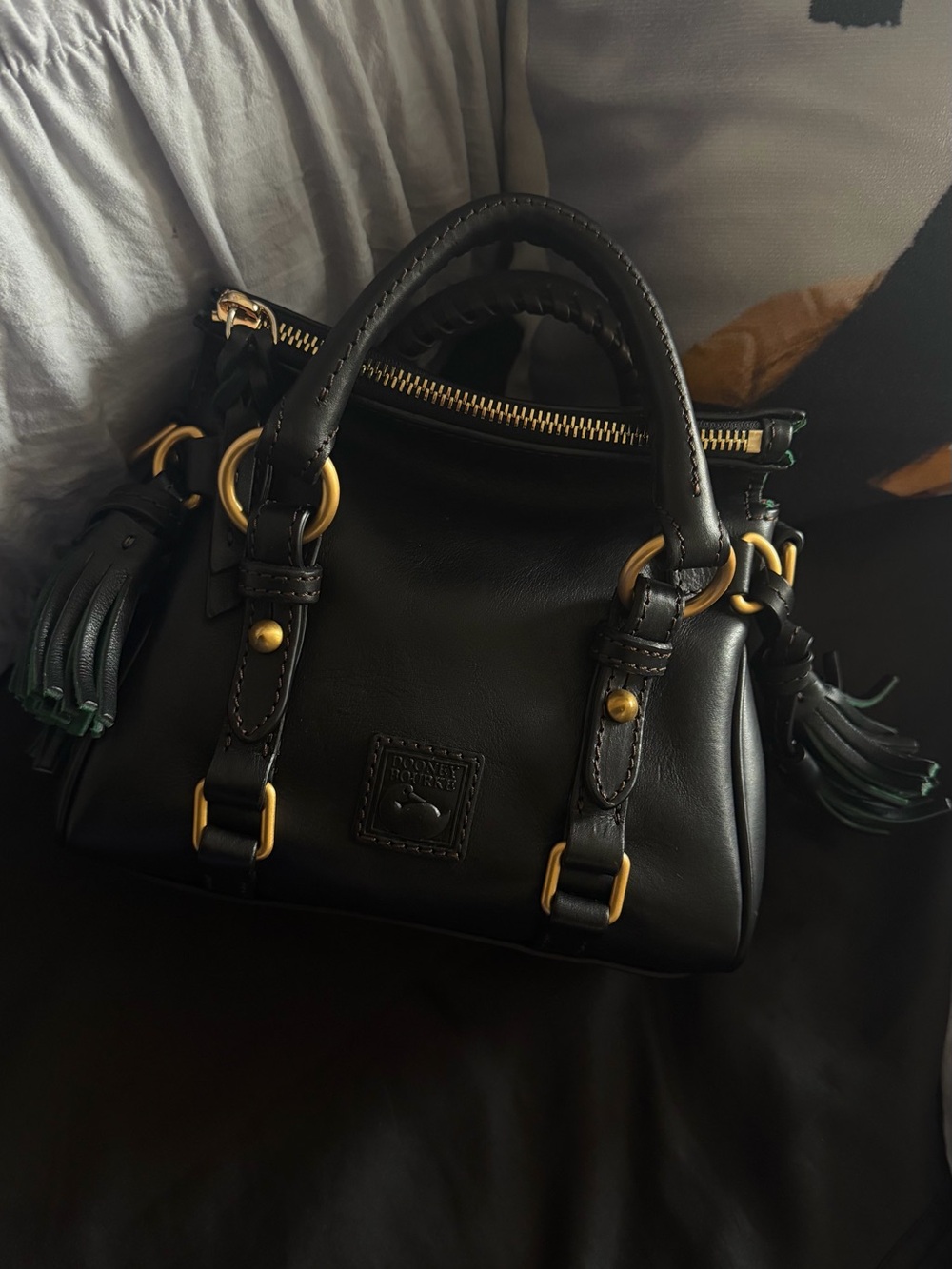 Dooney & Bourke Nano Florentine Satchel Black